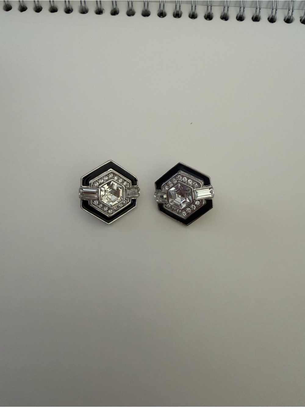 Givenchy Art Deco Stud Earrings